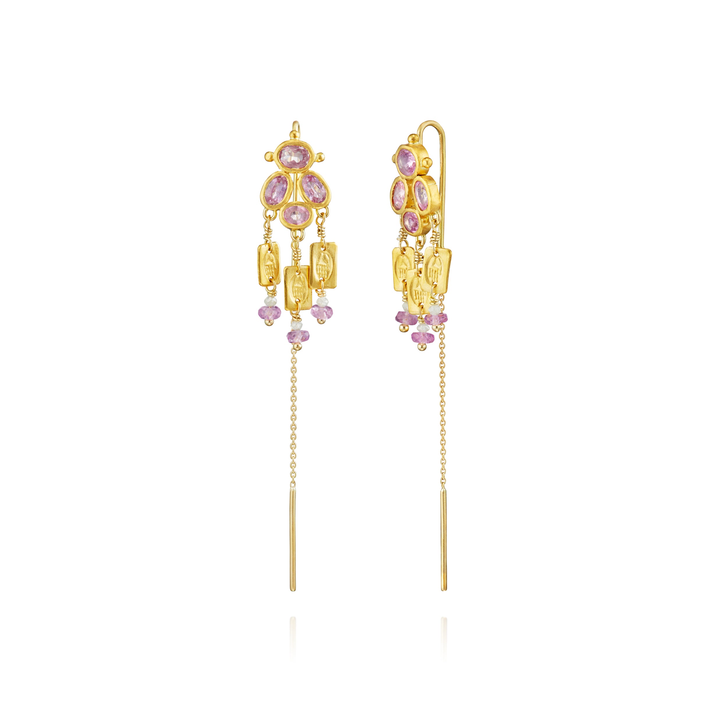 Gold earrings #40