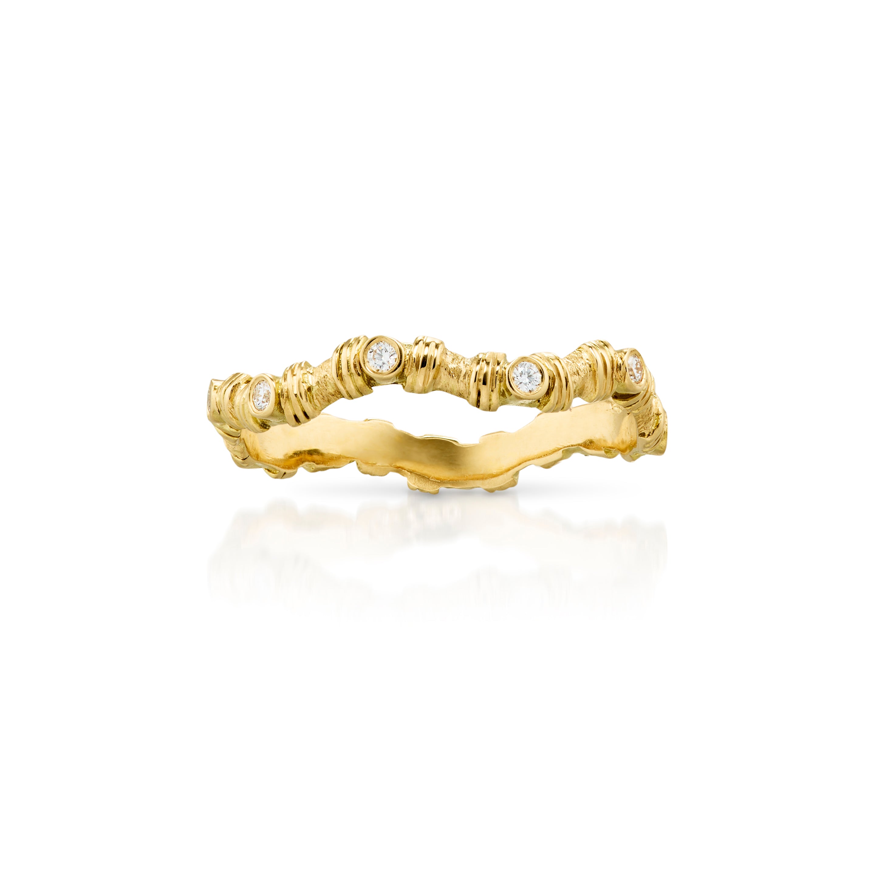 Indviklet guld ring | Louise Grønlykke Smykker