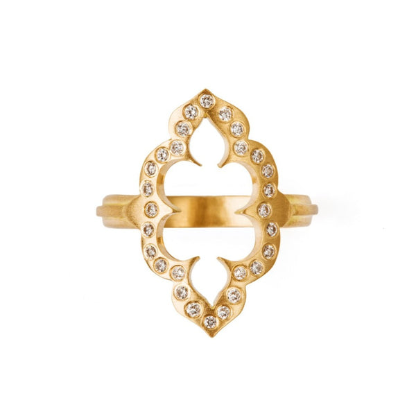 Marrakech Guld Ring Stor | Louise Grønlykke Smykker